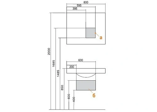 Зеркало Aquaton Отель 80 (1A1013K0OT010) Зеркало Aquaton Отель 80 (1A1013K0OT010)