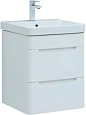 Тумба под раковину Aquanet София 50 белый глянец (2 ящика) 00274171 Тумба под раковину Aquanet София 50 белый глянец (2 ящика) 00274171