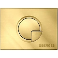 Клавиша смыва BERGES NOVUM R9 золото глянец 040029 Клавиша смыва BERGES NOVUM R9 золото глянец 040029
