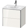 Картинка анонса товара «тумба под раковину duravit xsquare xs432202222 подвесная 61 см белая глянцевый»