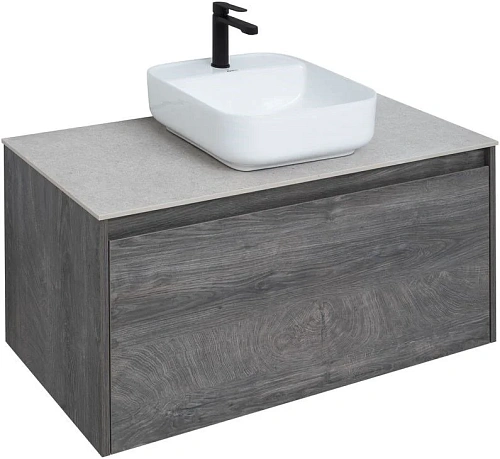 Тумба под раковину Aquanet Nova Lite 100 дуб рошелье (1 ящик) 00242579 Тумба под раковину Aquanet Nova Lite 100 дуб рошелье (1 ящик) 00242579