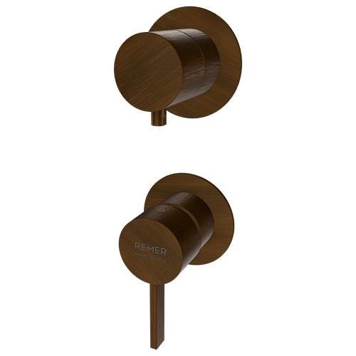 Смеситель для душа Remer Metrica MC93PWBBR, бронза масляная Смеситель для душа Remer Metrica MC93PWBBR, бронза масляная