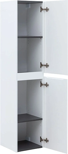 Шкаф-пенал Aquanet Слим 35 00346050 белый сатин Шкаф-пенал Aquanet Слим 35 00346050 белый сатин