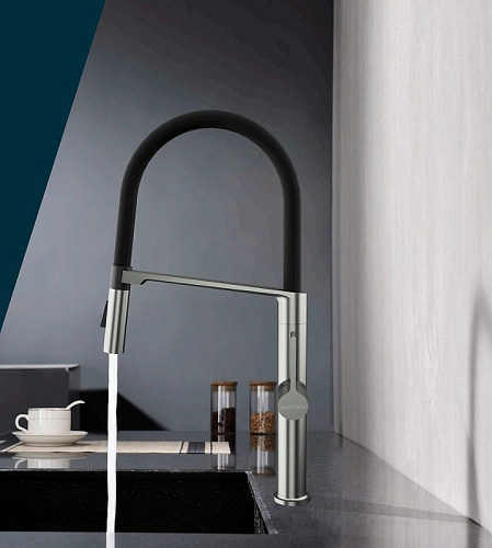 Смеситель для кухни Paulmark Barrel хром Ba214029-CR Смеситель для кухни Paulmark Barrel хром Ba214029-CR