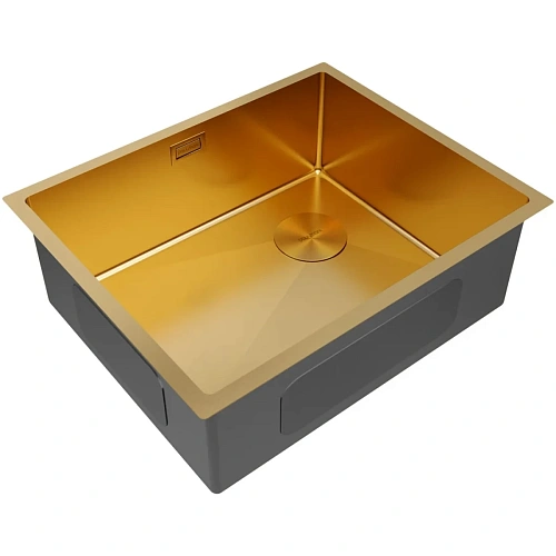 Кухонная мойка Paulmark NEXT-SKEW 54 UNI, PM885444-BG, брашированное золото, 540х440мм 1,2мм Кухонная мойка Paulmark NEXT-SKEW 54 UNI, PM885444-BG, брашированное золото, 540х440мм 1,2мм