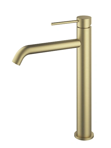 Смеситель для раковины Vincea City VBF-2C2BG однорычажный, брашированное золото Смеситель для раковины Vincea City VBF-2C2BG однорычажный, брашированное золото