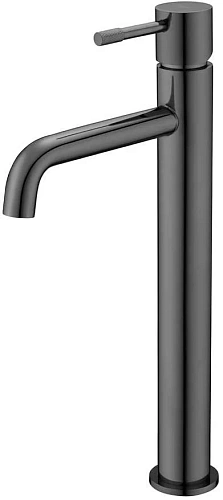 Смеситель для раковины Boheme Uno 462-SGM высокий, Shine Gun Metall Смеситель для раковины Boheme Uno 462-SGM высокий, Shine Gun Metall