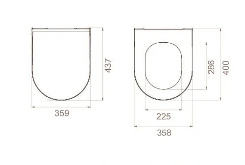 Крышка-сиденье Boheme Bianca 966-3-W белая глянцевая Крышка-сиденье Boheme Bianca 966-3-W белая глянцевая