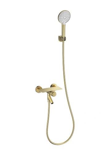 Смеситель для ванны Wonzon & Woghand брашированное золото (WW-FE05L221-BG) Смеситель для ванны Wonzon & Woghand брашированное золото (WW-FE05L221-BG)