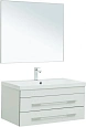 Комплект мебели Aquanet Верона 90 белый матовый 00287639 Комплект мебели Aquanet Верона 90 белый матовый 00287639