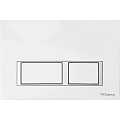 Клавиша смыва TECE TECEspring 9940203 с прямоугольными кнопками, белый глянцевый Клавиша смыва TECE TECEspring 9940203 с прямоугольными кнопками, белый глянцевый