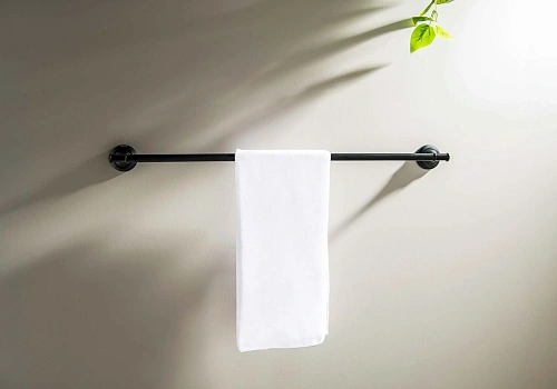 Полотенцедержатель Aquatek КЛАССИК AQ4514MB черный матовый Полотенцедержатель Aquatek КЛАССИК AQ4514MB черный матовый