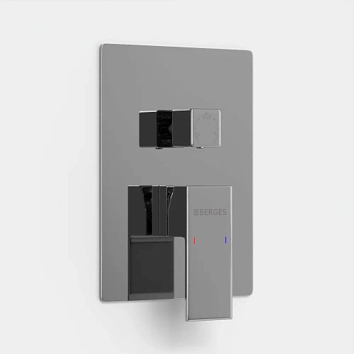 Душевая система BERGES NARDIS 3S встраиваемая, поворотный излив, хром 071010 Душевая система BERGES NARDIS 3S встраиваемая, поворотный излив, хром 071010