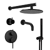 Душевая система Paini Cox 78PZSET36911SHBATH черный матовый
