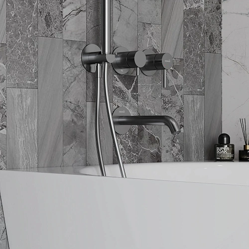 Душевая система AQUAme AQM8408GM металл Душевая система AQUAme AQM8408GM металл