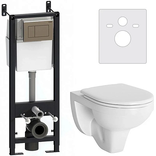 Комплект: Инсталляция с подвесным унитазом, с сиденьем микролифт и клавишей DX77.IS10151.1738 Jupite Комплект: Инсталляция с подвесным унитазом, с сиденьем микролифт и клавишей DX77.IS10151.1738 Jupite