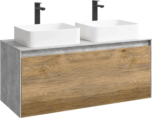 Фасад тумбы под раковину AQWELLA Mobi MOB0712DB, 120 см Фасад тумбы под раковину AQWELLA Mobi MOB0712DB, 120 см