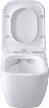 Унитаз подвесной Allen Brau Infinity 4.21004.20 с крышкой, белый глянец