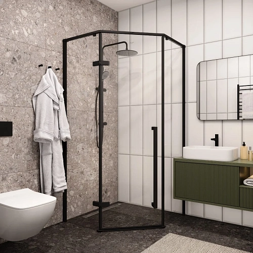 Душевой уголок Ceruttispa C2A без поддона 100x100x195 Душевой уголок Ceruttispa C2A без поддона 100x100x195