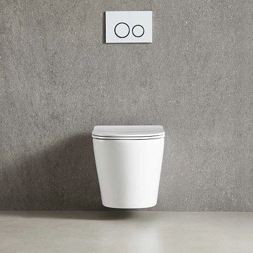 Унитаз подвесной Vincea Piatti VT1-11T безободковы, цвет белый, ультратонкое soft-close сиденье Унитаз подвесной Vincea Piatti VT1-11T безободковы, цвет белый, ультратонкое soft-close сиденье