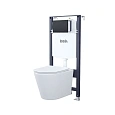 Комплект унитаза IDDIS с инсталляцией и клавишей смыва (BASC020i73) Комплект унитаза IDDIS с инсталляцией и клавишей смыва (BASC020i73)