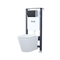 Комплект унитаза IDDIS с инсталляцией и клавишей смыва (BASC020i73) Комплект унитаза IDDIS с инсталляцией и клавишей смыва (BASC020i73)