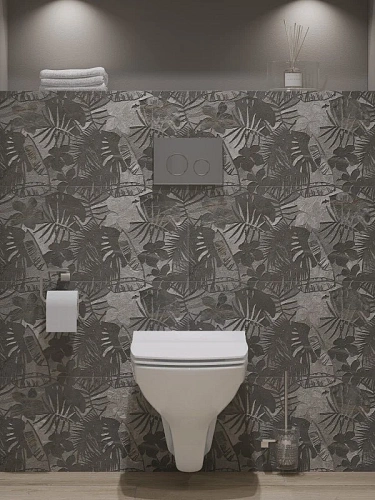 Керамогранит Cersanit Wonderstone листья серый 29,7x59,8 16531 Керамогранит Cersanit Wonderstone листья серый 29,7x59,8 16531