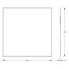 Зеркало Evoform Standard BY 0210 60х60 см с фацетом Зеркало Evoform Standard BY 0210 60х60 см с фацетом
