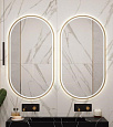 Зеркало Armadi Art Vallessi 568-G овальное 110x60см, золото Зеркало Armadi Art Vallessi 568-G овальное 110x60см, золото