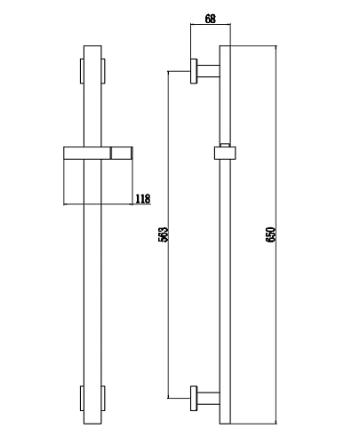 Душевая штанга Fmark (FS90566) Душевая штанга Fmark (FS90566)