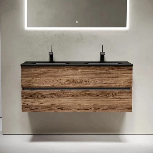 Тумба под раковину Sancos Urban UR120-2ECH 1190х450х550 дуб чарльстон, подвесная Тумба под раковину Sancos Urban UR120-2ECH 1190х450х550 дуб чарльстон, подвесная