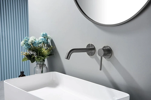 Смеситель для раковины Timo Saona 2372/18SM встраиваемый черное золото Смеситель для раковины Timo Saona 2372/18SM встраиваемый черное золото