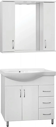 Зеркальный шкаф Style Line Панда 80/С ЛС-00000125 Зеркальный шкаф Style Line Панда 80/С ЛС-00000125