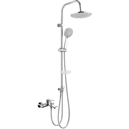 Душевая система Agger Glorious A1293500 с изливом, хром Душевая система Agger Glorious A1293500 с изливом, хром