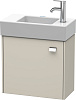 Картинка анонса товара «тумба под раковину duravit brioso br4051l1091 подвесная 48 см серо-коричневая»