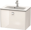 Картинка анонса товара «тумба под раковину duravit brioso br401001022 подвесная 62 см белый глянцевый»