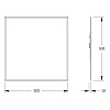Зеркало Evoform Standard BY 0201 30х30 см с фацетом Зеркало Evoform Standard BY 0201 30х30 см с фацетом