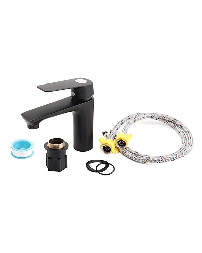 Смеситель для раковины Orange Aristo M19-021b черный Смеситель для раковины Orange Aristo M19-021b черный