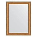 Зеркало в багетной раме Evoform Definite BY 3042 55 x 75 см, золотые бусы на бронзе Зеркало в багетной раме Evoform Definite BY 3042 55 x 75 см, золотые бусы на бронзе