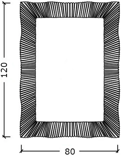 Зеркало Armadi Art SOHO 520 антик патина с подсветкой, 80х120 Зеркало Armadi Art SOHO 520 антик патина с подсветкой, 80х120