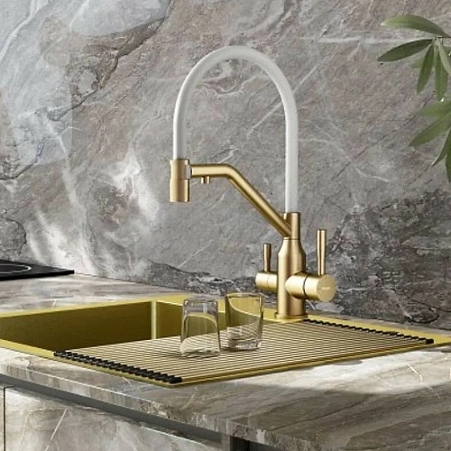 Сушилка для мойки Raglo R730.44.03 440x350мм сатин золотой Сушилка для мойки Raglo R730.44.03 440x350мм сатин золотой