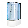 Картинка анонса товара «душевая кабина dto em4511r led (em4511rled+gm) 110x80 см с гидромассажем»