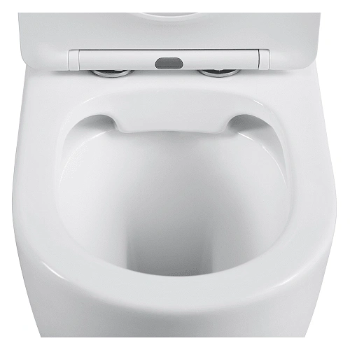 Унитаз напольный Black&White W-7789 P-trap / Geberit/ Rimless / anti-dirt (620x360x810) компакт 7789W Унитаз напольный Black&White W-7789 P-trap / Geberit/ Rimless / anti-dirt (620x360x810) компакт 7789W