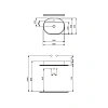 Раковина BERGES Ego SL накладная овал 60х45 см 182016 Раковина BERGES Ego SL накладная овал 60х45 см 182016