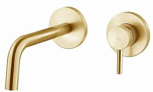 Смеситель для раковины Paffoni Light LIG105HGSP70 с внутренней частью, золото медовое, брашированное Смеситель для раковины Paffoni Light LIG105HGSP70 с внутренней частью, золото медовое, брашированное