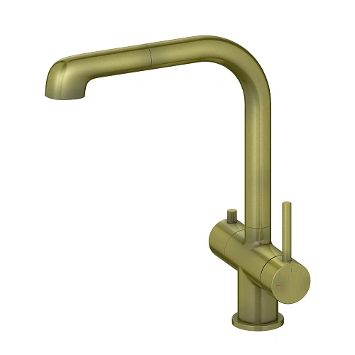 Смеситель для кухни Timo Saona 2346/02FL с подключением фильтра и выдвижной лейкой антик Смеситель для кухни Timo Saona 2346/02FL с подключением фильтра и выдвижной лейкой антик