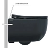 Унитаз подвесной BERGES VENTAS Black Rimless сиденье дюропласт Ventas Slim SO, микролифт, быстросъём 082136 Унитаз подвесной BERGES VENTAS Black Rimless сиденье дюропласт Ventas Slim SO, микролифт, быстросъём 082136