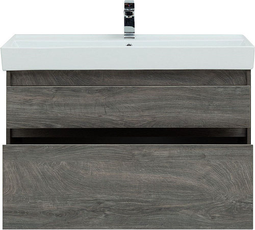 Тумба под раковину Aquanet Nova Lite 100 дуб рошелье (2 ящика) 00242582 Тумба под раковину Aquanet Nova Lite 100 дуб рошелье (2 ящика) 00242582