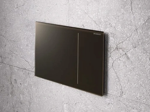 Клавиша смыва Geberit 115.620.SQ.1 Sigma70 стекло, цвет амбер Клавиша смыва Geberit 115.620.SQ.1 Sigma70 стекло, цвет амбер