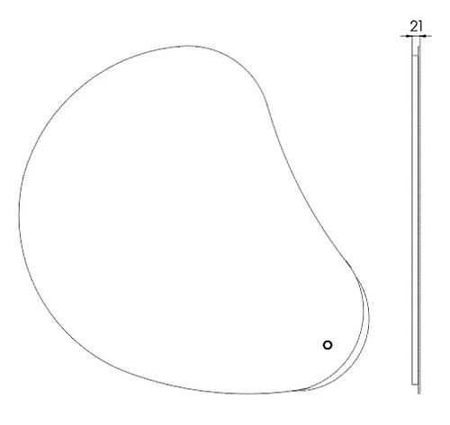 Зеркало Aquaton Венто 1A260902VO010 Зеркало Aquaton Венто 1A260902VO010